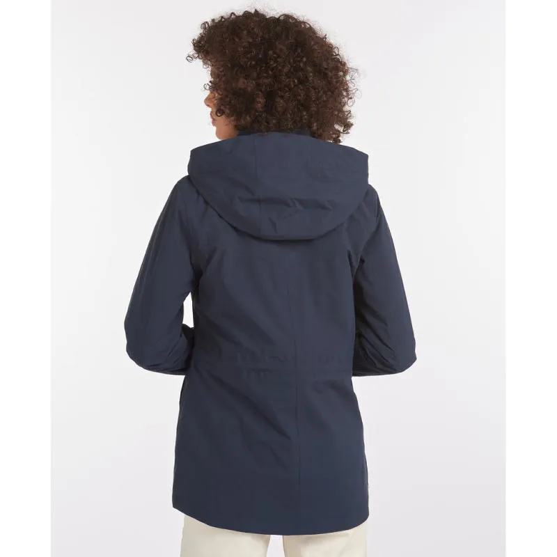 Barbour Waterproof Women's Clyde Jacket in Navy-4